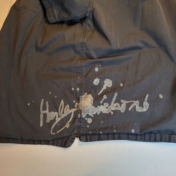 HARLEY Davidson Men's 2XL Black Bleach Style Graffiti Graphics Potato Potato - Picture 11 of 14